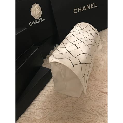 chanel dust bag white|chanel flap bag sale.